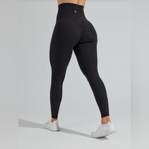 Buffbunny Buff Bunny Legacy Legging black size large L hidden scrunch active